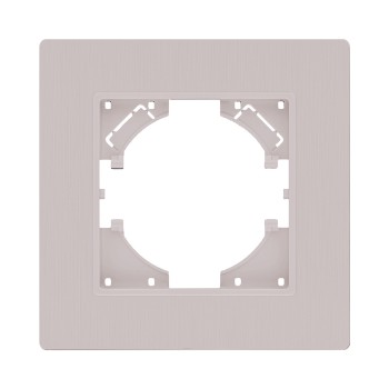 Рамка 1-кратная кашемир матовый Kollinger Eleganz Plex EP1CM фото