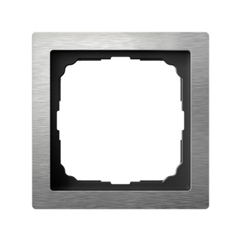 Рамка 1 пост металл алюминий Systeme Electric Artgallery pure GAL312101 фото