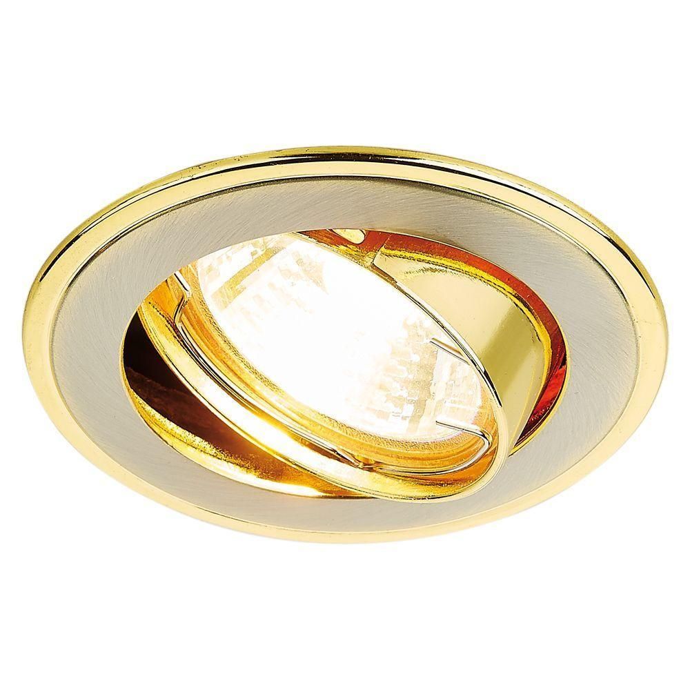 

Встраиваемый светильник Ambrella light Classic 104A SN/G, Никель, Classic 104A SN/G