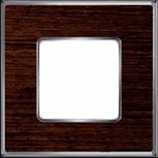 

FD01311WCB Рамка Vintage Wood Венге / Хром 1-постовая Fede, Vintage Wood FD01311WCB