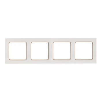 Рамка 4-ая Белый, линия шампань EKF Стокгольм EAM-G-303-20 фото