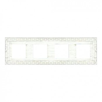 FD01224BD Рамка Provence White Decape 4-постовая Fede фото