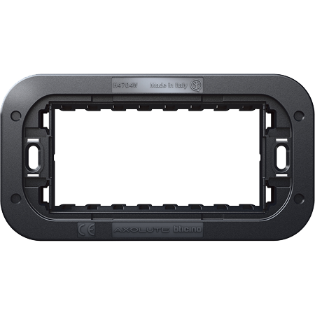 

H4704W Axolute Air Суппорт на 4 модуля Bticino, Axolute Овал H4704W