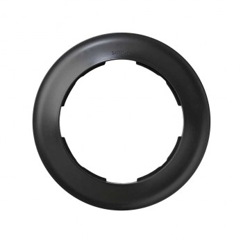 88610-38 Рамка декоративная, 1 пост, круг в круге, Simon 88, графит фото