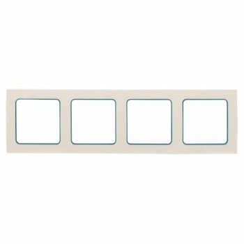 Рамка 4-ая Белый, синяя линия EKF Стокгольм EAM-G-305-30 фото