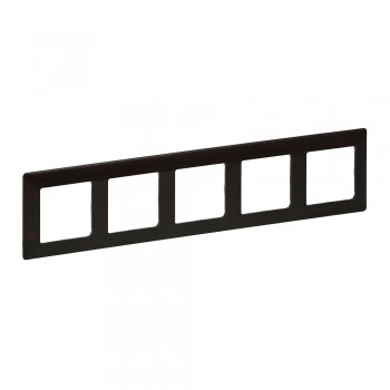 754175 Рамка Valena Life Темное дерево 5-постовая Legrand фото