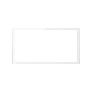 Рамка Simon 100 Белый глянец, 2 поста, 10000620-130 фото