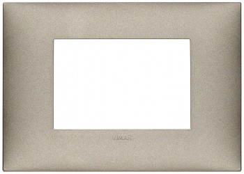 Накладка на 3 модуля, титан матовый Vimar Neve Up 09673.23 фото
