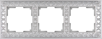 Рамка на 3 поста, жемчужный Antik Werkel a031784 WL07-Frame-03 фото