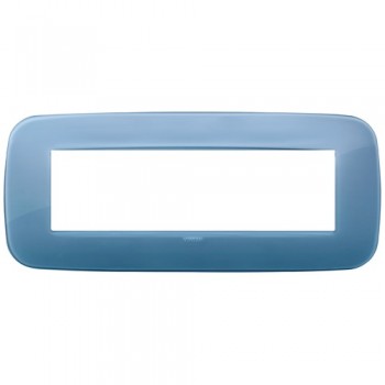 19687.64 Рамка Arke Round Ультрамарин 7 модулей Vimar фото