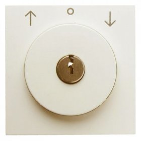 

10838982 Центральная панель с замком к жалюзийному замочному выключателю цвет: белый, с блеском S.1 Berker, S.1 10838982