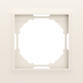 Рамка 1-я, Матовый кремовый Donel A07 WAVE DEW21131 фото