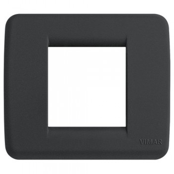 17098.D.15 Рамка Idea Rondo Графит шелк 2 модуля Vimar фото
