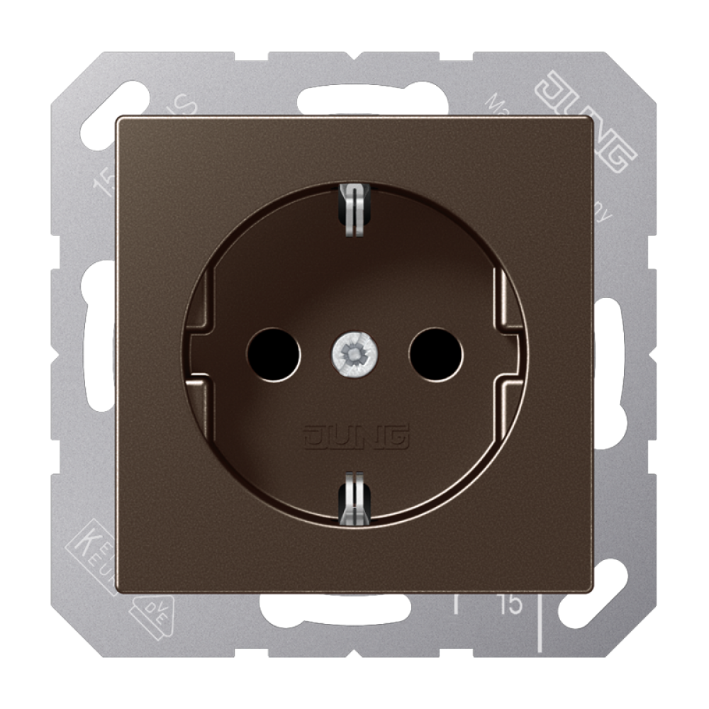 

CD511BR CD 500/CD plus Коричневый Розетка б/з Jung, CD Ударопрочная CD511BR
