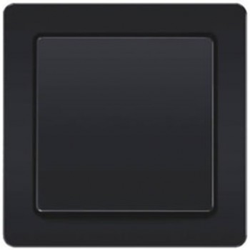 10116086 Рамка Q.1 Антрацитовый с эффектом бархата 1-постовая Berker фото