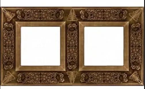 

FD01412PB Рамка Granada Bright Patina 2-постовая Fede, Granada FD01412PB