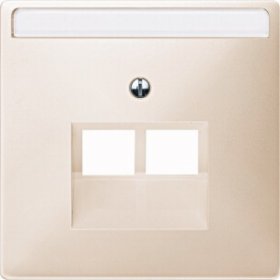 

MTN292644 Центр. плата для механизмов RJ45x2, бежевый Merten, Artec MTN292644