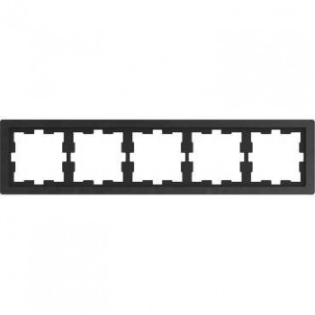 MTN4050-6547 Рамка D-Life Базальт 5-постовая Merten фото