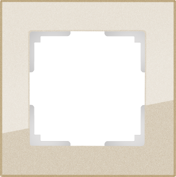 W0011111 Рамка на 1 пост (шампань) Favorit Werkel a050793 a050793 фото