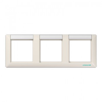 ABAS5830NA Рамка AS 500 Бежевый 3-постовая Jung фото