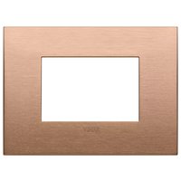 19653.11 Рамка Arke Classic Обработанная щеткой медь 3 модуль Vimar фото