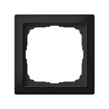 Рамка 1 пост матовое органическое стекло черный Systeme Electric Artgallery pure GAL331001 фото