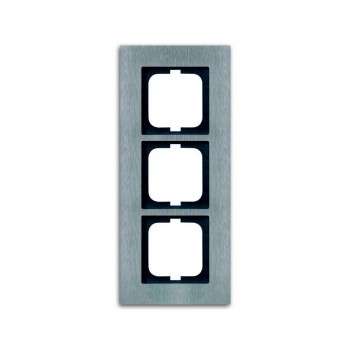 Рамка 3-постовая, глянцевый хром ABB Carat 1723-826-101 фото