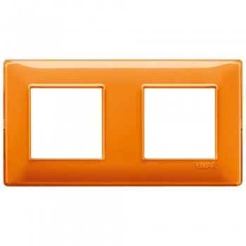 14643.48 Рамка Plana Оранжевый 4 модуля Vimar фото