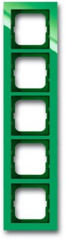 1725-286 Рамка Axcent Зеленый 5-постовая ABB фото