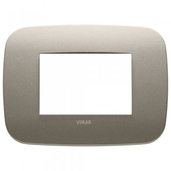 19683.13 Рамка Arke Round Шампань матовый 3 модуля Vimar фото