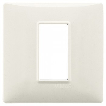 14641.06 Рамка Plana Белый гранит 1 модуль Vimar фото