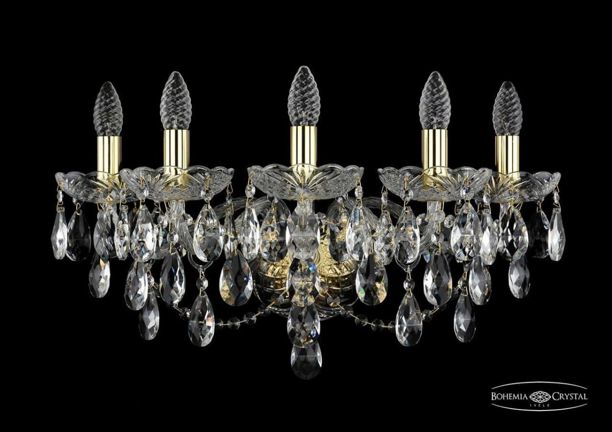 

Бра Bohemia Ivele 1415B/5/200/XL/G, Золотой, 1415 1415B/5/200/XL/G