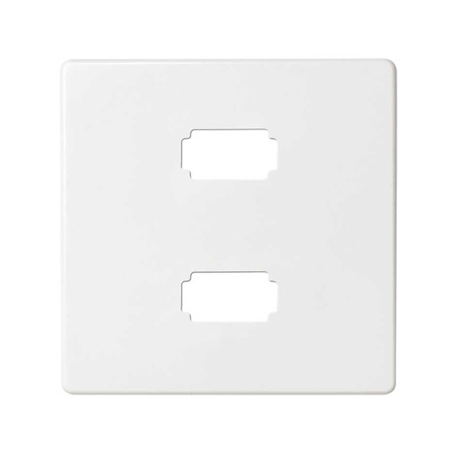 

8201090-030 Накладка для коннектора 2*USB 2.0 типа А, "мама", S82, S82N, S82 Detail, белый Simon, 8201090-030