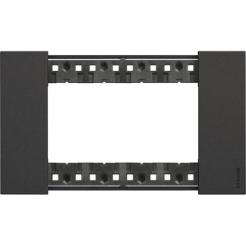 KA4804KG Рамка Bticino Living Now Чёрный 4-модульная фото