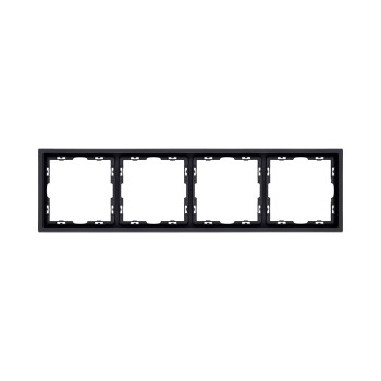 Рамка 4-кратная черный матовый Kollinger Eclipse EC4BK фото