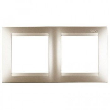 1500620-034 Рамка универсальная, 2 поста, шампань Simon 15 фото