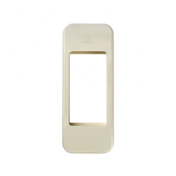 27614-31 Рамка узкая с суппортом на 1 узкий модуль, 32х82мм, слоновая кость Simon 27 фото