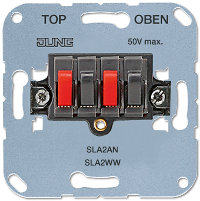 

SLA2AN Аудиорозетка (стерео) антрацит Jung, SL 500 SLA2AN