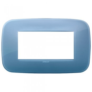 19684.64 Рамка Arke Round Ультрамарин 4 модуля Vimar фото