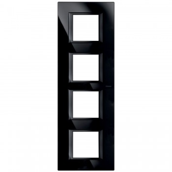 HA4802M4VNB Рамка Axolute Квадрат Nighter 2+2+2+2 модуля вертикальная Bticino фото