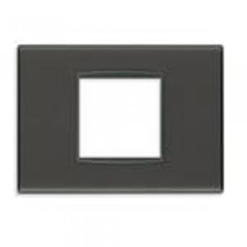 20652.40 Рамка Eikon Total Look Графит 2 модуля Vimar фото