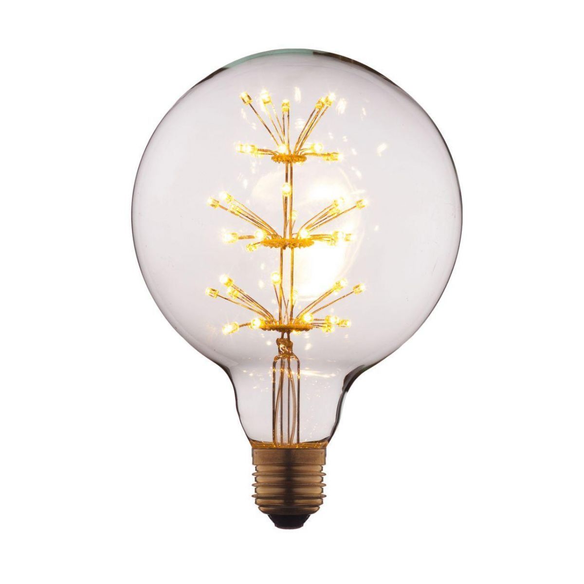

Лампа светодиодная филаментная E27 3W прозрачная G12547LED, Прозрачный, G12547LED
