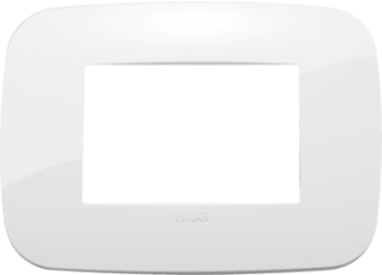 19683.84 Рамка Arke Round Белый 3-модульная Vimar фото