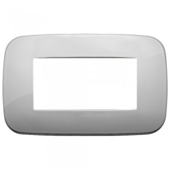 19684.28 Рамка Arke Round Хром 4 модуля Vimar фото