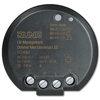 

1724DM Диммер мини универсальный LED Jung, SL 500 1724DM