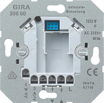 

039800 Механизм управления жалюзи Gira, Studio 039800