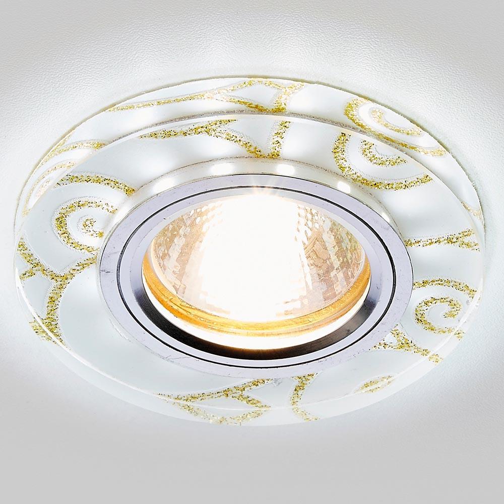 

Встраиваемый светильник Ambrella light Led S231 WH/G, Белый, Led S231 WH/G