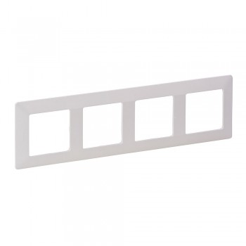 754004 Рамка Valena Life Белый 4-постовая Legrand фото