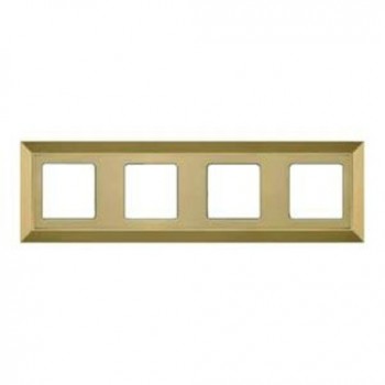 FD01254OB Рамка Barcelona Bright Gold 4-постовая Fede фото