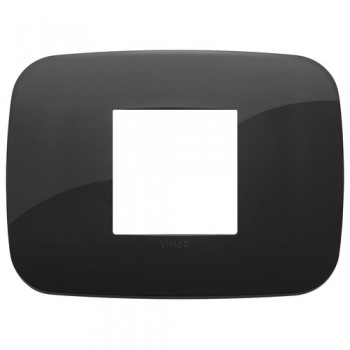 19682.81 Рамка Arke Round Черный 2 модуля Vimar фото